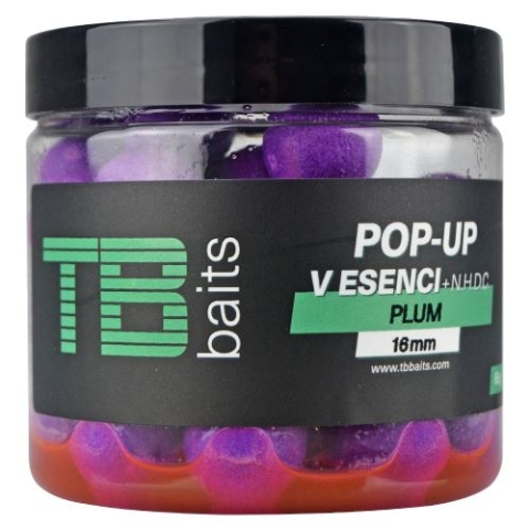 TB Baits Plávajúce Boilie Pop-Up Plum + NHDC 65 g 16mm